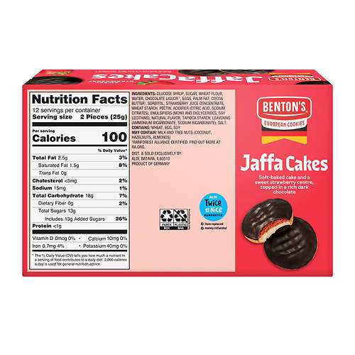 Benton's Sweet Strawberry Jaffa Cakes, 10.58 oz